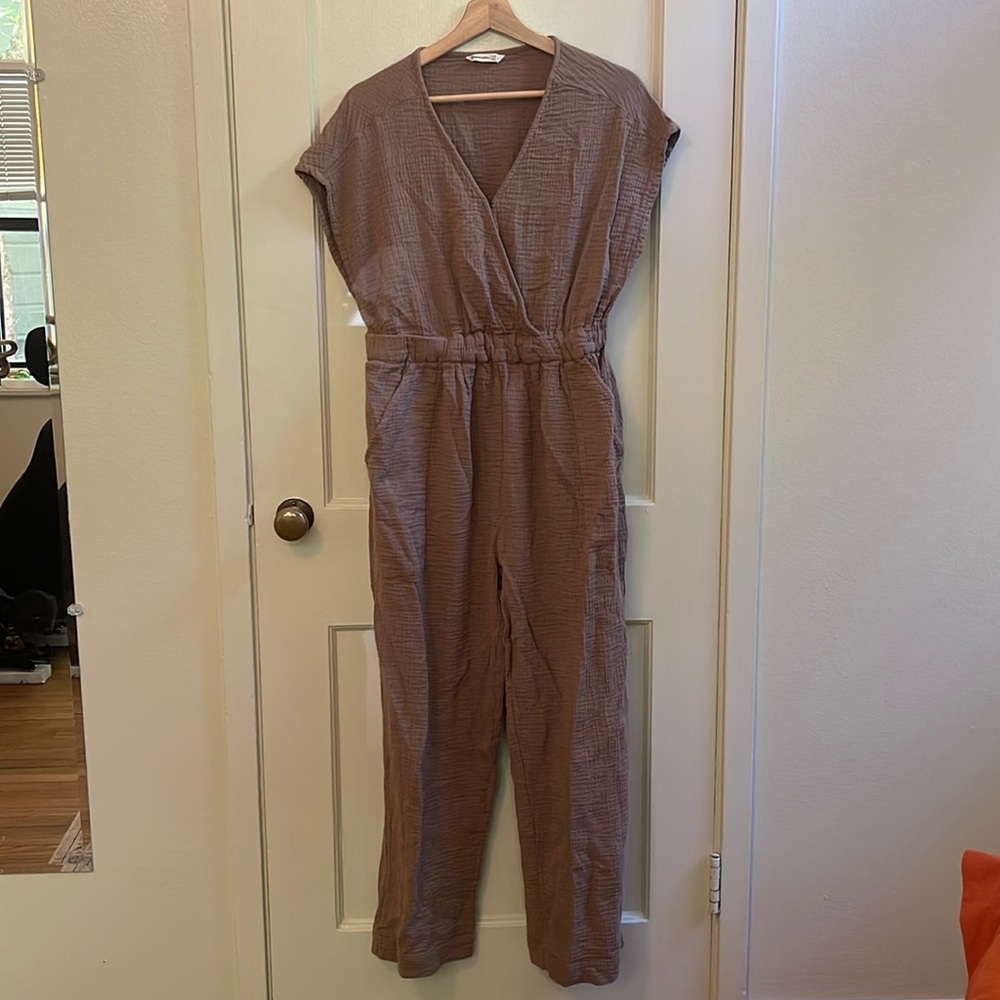 Backcountry Sleeveless Cotton Gauze Jumpsuit - Women's - Large